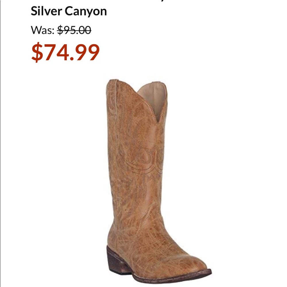 New Silver Canion Boots size 7,5